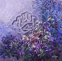 Ashraf, 30 x 30 Inch, Oil on Canvas, Floral Painting, AC-ASF-023